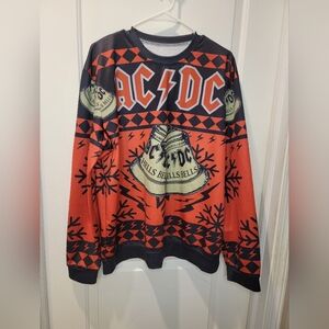 AC/DC Hells Bells Holiday Sweatshirt Size L/XL